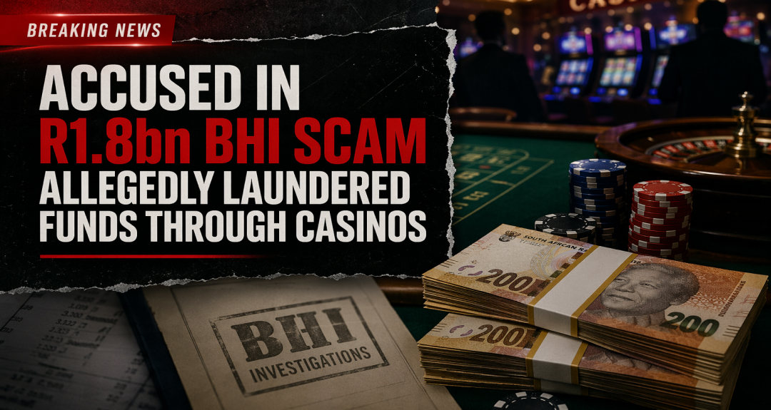 Accused in R1.8bn BHI Scam Allegedly Laundered Funds Through Casinos